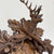 Rombach & Haas Tradition 3550-N Reloj de Pared Madera (oscura) • Movimiento Mecánico 8 Días • Reloj Cucú de la Selva Negra Tallado a Mano