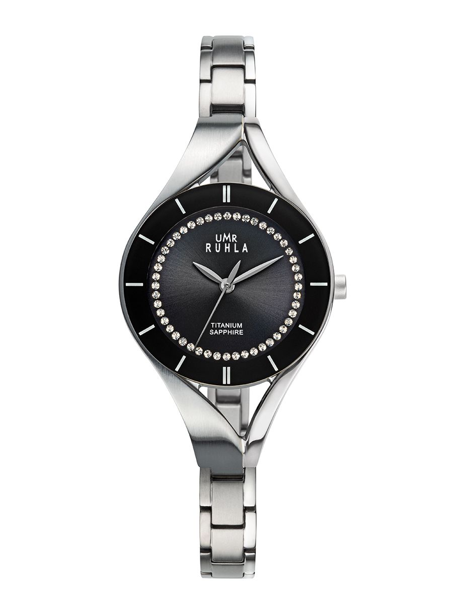 UMR Ruhla RUHLA-Style RS26116 Damen Armbanduhr • Saphirglas • Titan-Halbspangenband