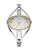 UMR Ruhla RUHLA-Style RS91316 Damen Armbanduhr Bicolor • Miyota Quarzwerk • Swarovski Steinchen