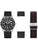 Swiss Military Hanowa Nomad SMWGB0004901-SET Herrenuhr Schwarz • Robustes Set mit Wechselarmbändern • 10 ATM Wasserdicht