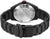 Fondo de reloj de pulsera para hombre con correa y caja de metal