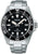 Reloj Seiko Prospex para hombre con brazalete de acero, esfera negra y bisel de buceo