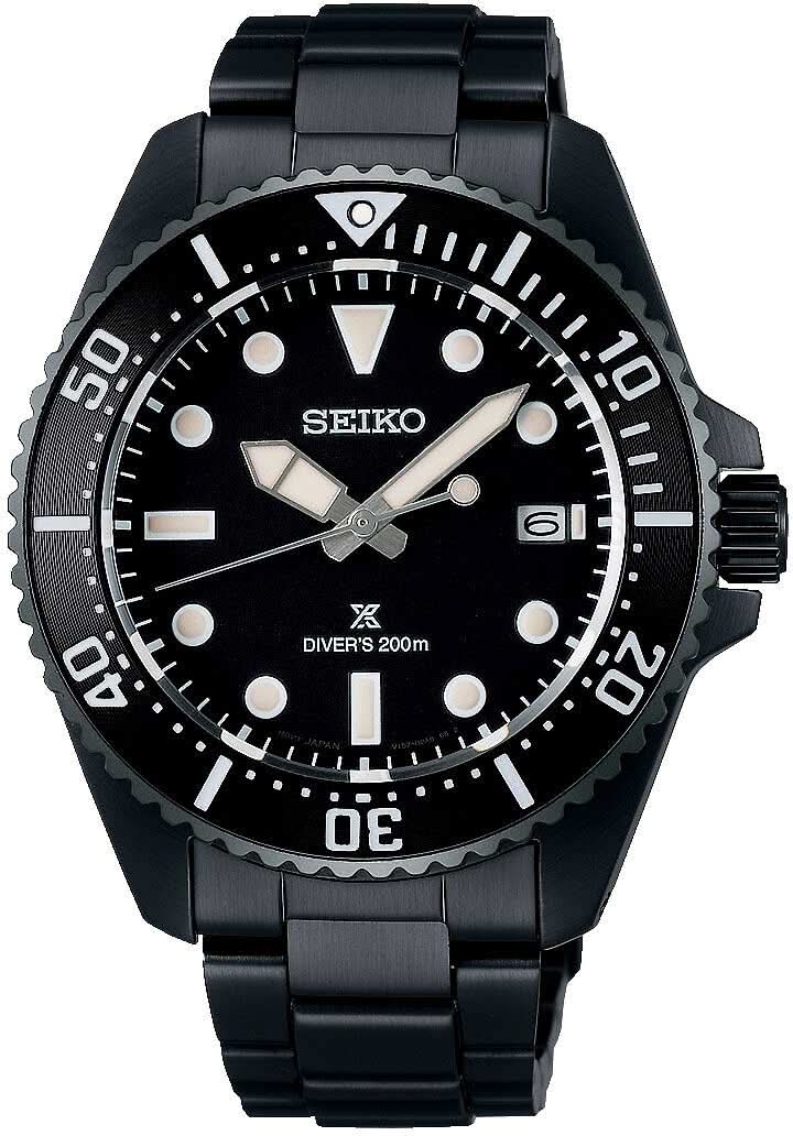 Pulsera de hombre con esfera negra, bisel negro y correa negra