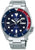 Reloj para hombre con esfera azul, bisel Pepsi y brazalete de acero inoxidable