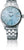 Pulsera Seiko Presage para hombre con esfera azul de rayos de sol y brazalete de metal