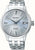 Pulsera Seiko Presage para hombre con esfera plateada radiante y brazalete de metal