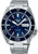 Reloj Seiko para hombre con esfera azul, visualización de día y fecha y brazalete de metal
