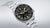 Seiko 5 Sports - Reloj de pulsera para hombre con esfera negra, ventana de fecha y correa de acero