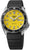 Reloj automático Seiko 5 Sports con esfera amarilla, día de la semana 6, correa negra