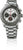 Reloj Seiko para hombre con pulsera de acero inoxidable plateado, esfera blanca y bisel taquímetro