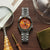 Reloj de pulsera para hombre con correa de metal y bisel naranja y negro, esfera redonda
