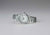 Reloj plateado para mujer con correa de metal y caja redonda, esfera blanca, Seiko