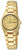 Seiko 5 Reloj de mujer con pulsera de eslabones dorados y esfera redonda