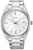 Reloj Seiko para hombre con correa de acero inoxidable plateado, esfera blanca, ventana de fecha a las 6