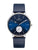 UMR Ruhla Style 30168-2 Armbanduhr Dunkelblau • Dezentrale Sekunde • Seiko Quarzwerk
