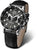 Vostok Europe Undine Reloj de Mujer: esfera negra, bisel plateado, correa de cuero