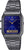 Reloj Casio de cuarzo para hombre con esfera azul, manecillas doradas y correa de acero inoxidable