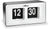 Reloj de mesa Atlanta con pantalla abatible, formato 12 y 30