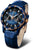 Reloj Vostok Europe para mujer con correa de cuero azul y esfera azul y negra