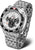 Reloj Vostok Europe para hombre con correa de acero, esfera negra y aspecto de cronógrafo