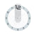 AMS W9712 Reloj de pared inalámbrico • Movimiento de cuarzo • 35 x 34 cm