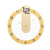 AMS W9713 Reloj de pared inalámbrico • Movimiento de cuarzo • 35 x 34 cm