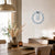 AMS W9712 Reloj de pared inalámbrico • Movimiento de cuarzo • 35 x 34 cm