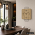 Reloj de pared AMS W9692 roble Sonoma • Mecanismo de cuarzo • Diseño de metal