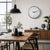 Reloj de pared Hermle 30x30x4 cm acero inoxidable • Control por radio • Diseño atemporal