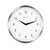 Reloj de pared Hermle 30 cm Ø acero inoxidable • Fabricado en Alemania • Movimiento de cuarzo silencioso
