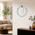 AMS W9712 Reloj de pared inalámbrico • Movimiento de cuarzo • 35 x 34 cm