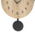 Reloj de pared AMS W7512 • Mecanismo de cuarzo con péndulo • Melodía de pájaro