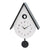 Reloj de pared AMS W7510 • Mecanismo de péndulo de cuarzo • Melodía de pájaro