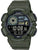 Casio Reloj para hombre con esfera digital, correa verde oscuro y botones