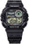 Casio Reloj para hombre con pantalla digital, caja y correa negras, datos de luna y mareas
