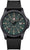 Reloj Luminox para hombre, caja negra, esfera verde con índices luminosos, correa de textil