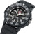 Reloj negro para hombre con correa de caucho y esfera negra, fecha a las 3