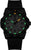 Reloj de buceo Luminox con correa de silicona negra y esfera negra, marcadores luminosos