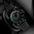 Luminox reloj de buceo en primer plano con marcadores luminosos en esfera negra