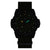Reloj Luminox para hombre con manecillas y marcadores luminosos verdes en esfera negra