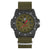 Reloj Luminox para hombre: caja negra, esfera verde oliva, correa de textil