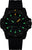 Reloj para hombre con esfera negra e índices luminosos verdes