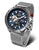 Reloj Vostok Europe para hombre con esfera azul, correa de malla plateada y aspecto de cronógrafo