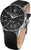 Reloj de pulsera Vostok Europe para hombre con esfera negra y correa de cuero