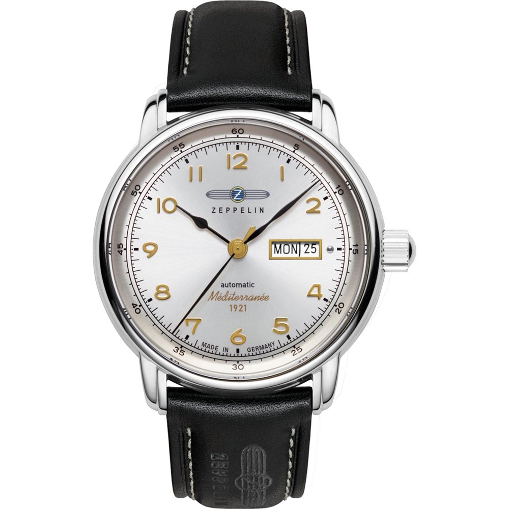 Zeppelin Méditerranée 9664-1 Herrenuhr • Automatikwerk Miyota • Made in Germany