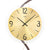 AMS W9719 Reloj de pared • Caja de madera con elemento decorativo de metal • Cristal mineral