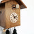 Rombach & Haas LIFE SK34-10 Reloj de Pared Marrón Oscuro • Movimiento Mecánico de 8 Días • Reloj de Cuco Original de la Selva Negra