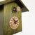 Rombach & Haas LIFE SK34-4 Reloj de Pared Verde • Movimiento Mecánico de 8 Días • Original Reloj de Cuco de la Selva Negra