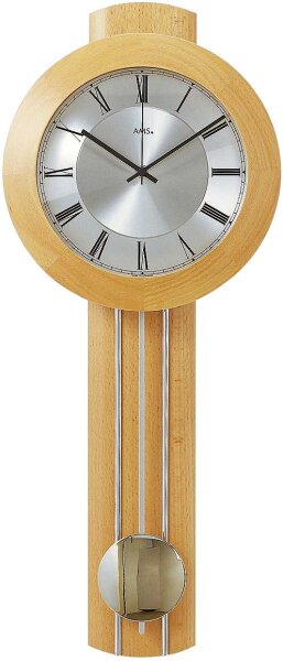 Reloj de péndulo 25 x 60 x 10 cm - AMS Modelo: 5132/18