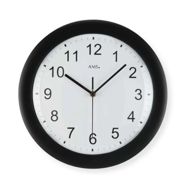 reloj de pared radiocontrolado diámetro: 30 cm - AMS Modelo: 5935